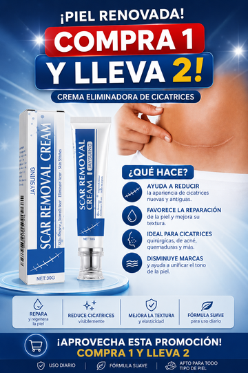 Crema para Eliminar Cicatrices 30GR JAYSUING – Regeneración y Mejora Visible de la Piel